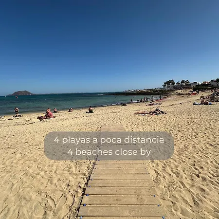 Chocolate Brownie Piscina, Terraza, Planta Baja, Parking Y Wifi Apartment Corralejo